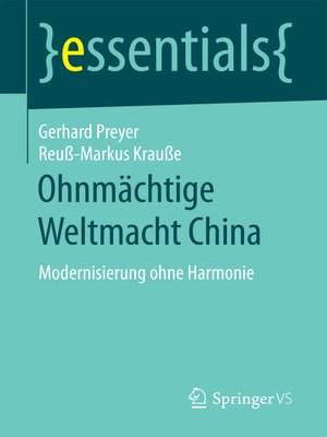 cover image of Ohnmächtige Weltmacht China